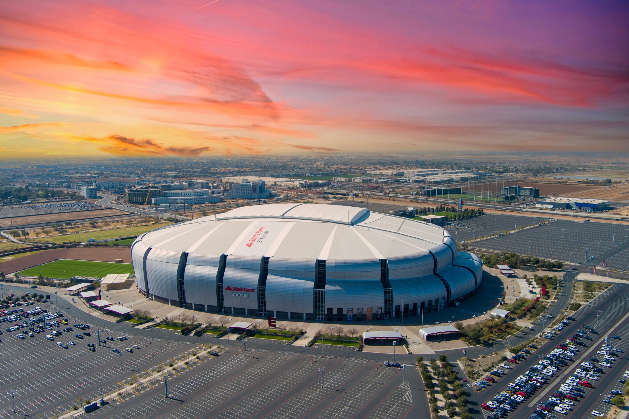 State Farm stadium in Glendale, AZ