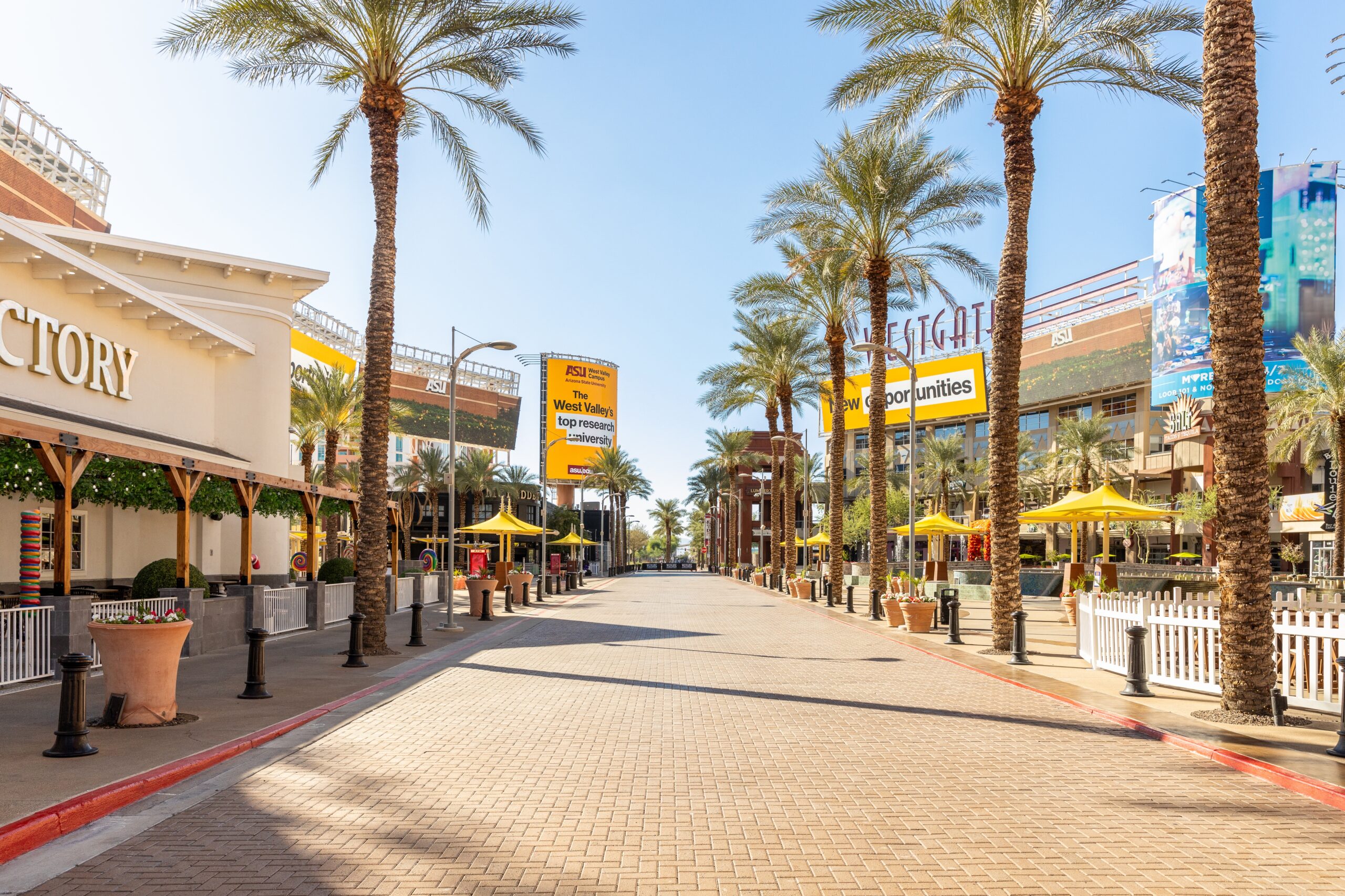 Westgate area in Glendale, AZ