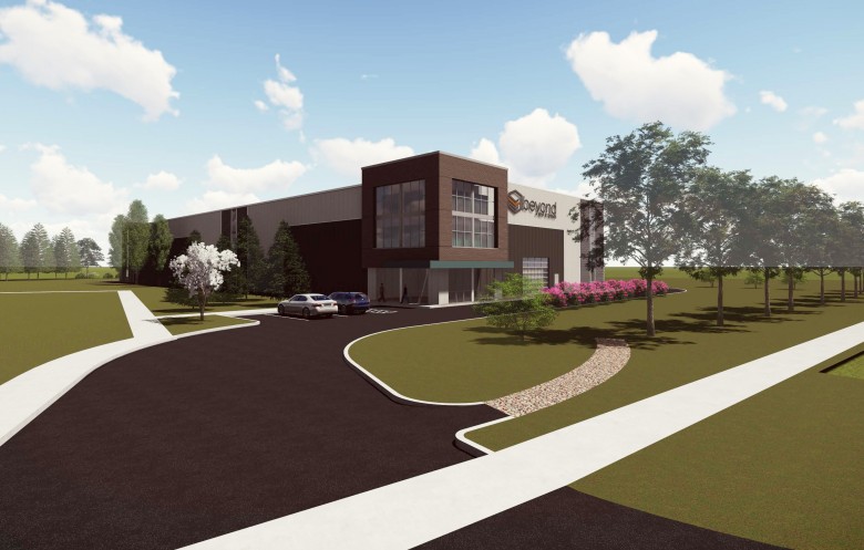 A rendering of a proposed Beyond Self Storage development.